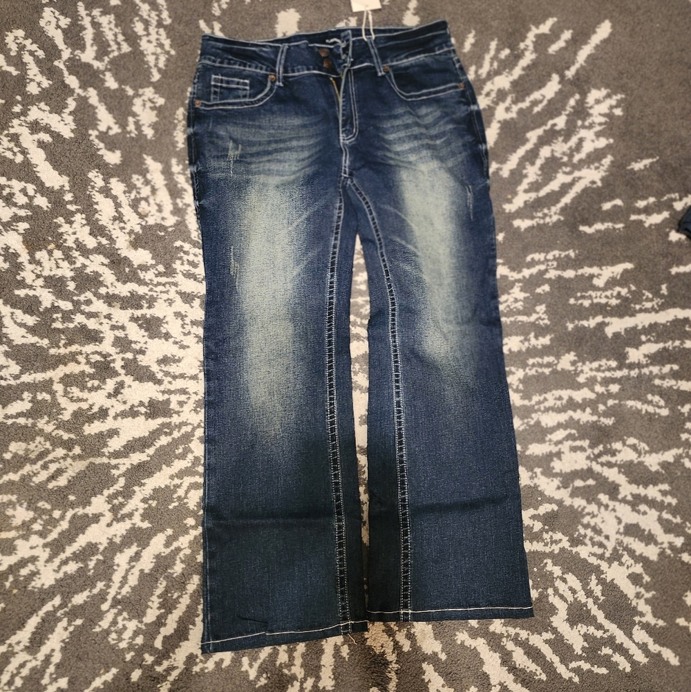 Flamingos Cropped Jeans